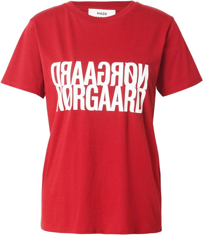 Mads Nørgaard - Trenda P Toppe & T-Shirts 205056 - T-shirt - Rood - Katoen