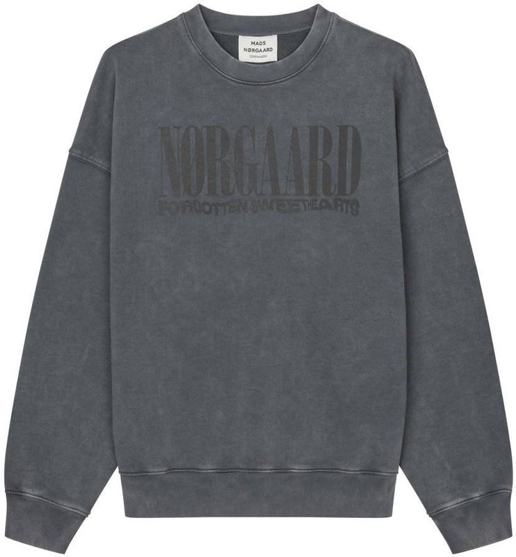 MADS NORGAARD COPENHAGEN - Sweatshirt - Donkergrijs - Compact Atli