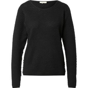 Gebreide Trui - Zwart - Met Brei-Knoop-Details