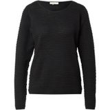 Gebreide Trui - Zwart - Met Brei-Knoop-Details