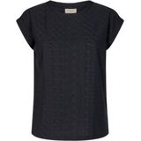 Zwart t-shirt Blond Flower Freequent