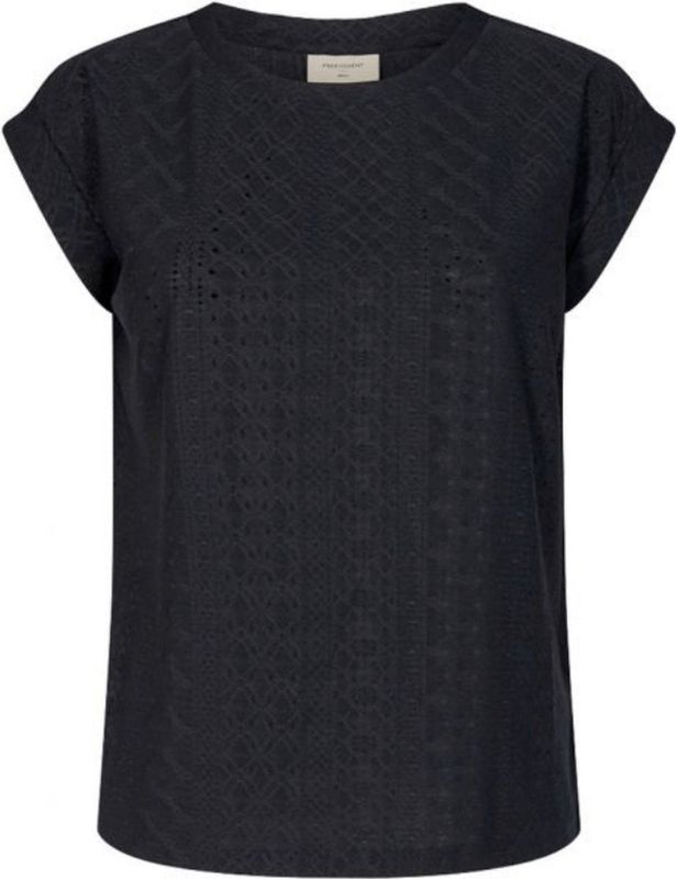 Zwart t-shirt Blond Flower Freequent