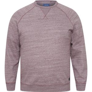 Sweater - Wine Red - Regular Fit - Lange Mouwen - Ronde Hals