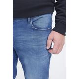 Jeansbroek - Slim Fit - Blauw - Katoen - 5-Pocket Look