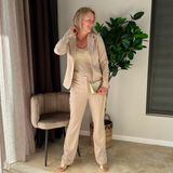 Ichi - Kate - Blazer - Neutraal - Katoen