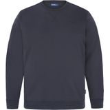 Sweater - Dark Navy - Regular Fit - Zonder Capuchon - Lange Mouwen