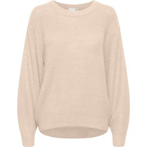 Gebreide Trui - Effen - Knitwear - Ronde Hals - Lange Mouwen
