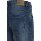 Jeans - Denim Middle Blue - Relaxed Fit - Ritssluiting - Steekzakken