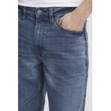 Jeans - Denim Middle Blue - Relaxed Fit - Ritssluiting - Steekzakken