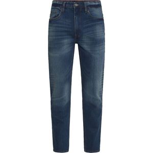 Jeans - Denim Middle Blue - Relaxed Fit - Ritssluiting - Steekzakken
