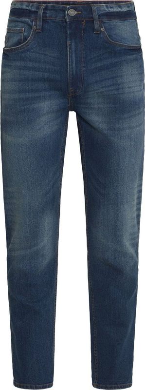 Jeans - Denim Middle Blue - Relaxed Fit - Ritssluiting - Steekzakken