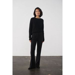 Soaked in Luxury - Slcorinne Pants - Pantalon - Zwart - Polyester/Viscose/Elastaan