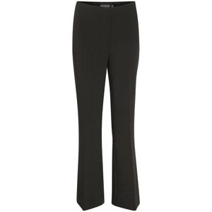 Soaked in Luxury - Slcorinne Pants - Broek - Black - 78% Polyester 18% Viscose 4% Elastaan