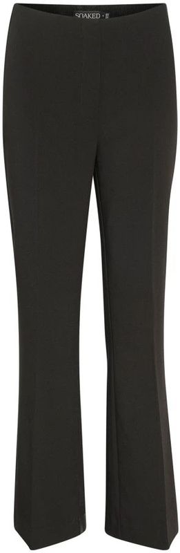 Soaked in Luxury - Slcorinne Pants - Pantalon - Zwart - Polyester/Viscose/Elastaan