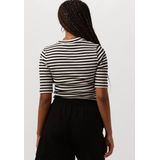 In Wear - Dagna - T-shirt - Zwart - Whisper White - Katoen - Elastaan