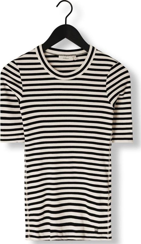 In Wear - Dagna - T-shirt - Zwart - Whisper White - Katoen - Elastaan