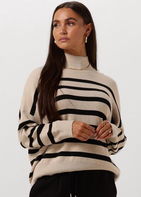 INWEAR Tenleyiw Turtleneck Pullover Truien & vesten Dames - Sweater - Hoodie - Vest- Zand
