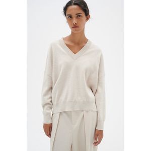 INWEAR Fosteriw V-neck Truien & vesten Dames - Sweater - Hoodie - Vest- Taupe