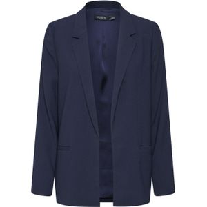 SOAKED IN LUXURY SLShirley Blazer LS - Night Sky Dark Blue