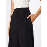 InWear - Adian IW Vox Wide Pant - Broek - Zwart - Wijde Pijp - Dames