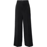 InWear - Adian IW Vox Wide Pant - Broek - Zwart - Wijde Pijp - Dames