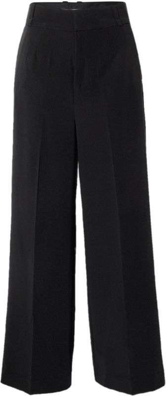 InWear - Adian IW Vox Wide Pant - Broek - Zwart - Wijde Pijp - Dames