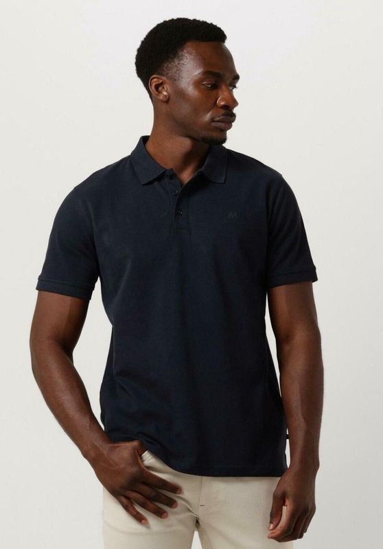 MATINIQUE Mapoleo Melange Polo's T-shirts Heren - Polo shirt - Donkerblauw