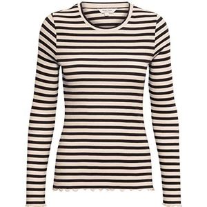Part Two Sakiko Top, Black Stripe, S, Zwarte streep, S