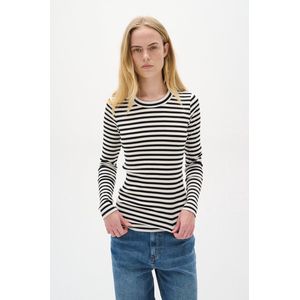 InWear - Gestreept T-shirt LS - Veelkleurig - Dames