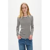 InWear - Gestreept T-shirt LS - Veelkleurig - Dames