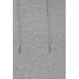 Solid Gemêleerde Hoodie Grijs Melange