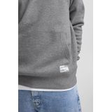 Solid Gemêleerde Hoodie Grijs Melange