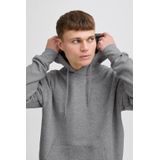 Solid Gemêleerde Hoodie Grijs Melange