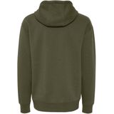 Solid Gemêleerde Hoodie Grijs Melange