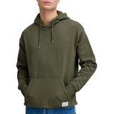 Solid Gemêleerde Hoodie Grijs Melange