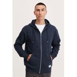 !Solid Sweatvest  donkerblauw / wit