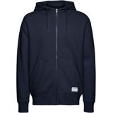 !Solid Sweatvest  donkerblauw / wit