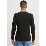 Gebreide Trui - Bruin - Normale Pasvorm - Ronde Hals - Lange Mouwen