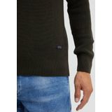 Gebreide Trui - Bruin - Normale Pasvorm - Ronde Hals - Lange Mouwen