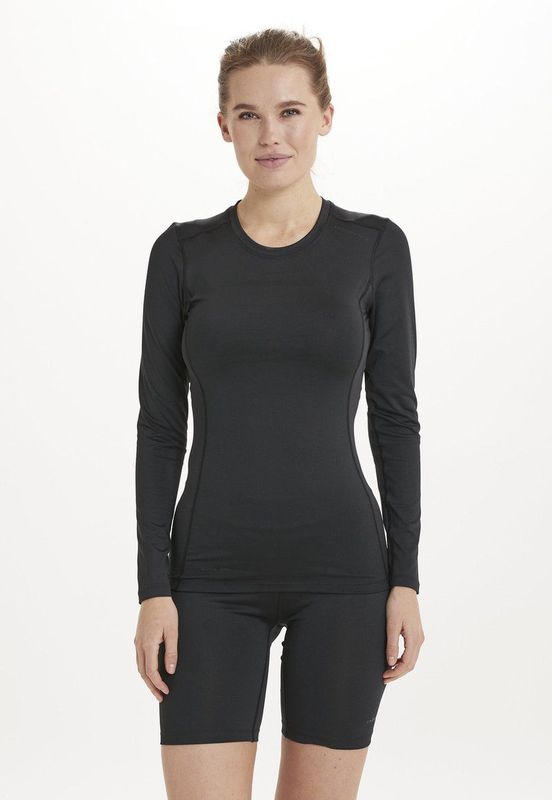 Endurance - Power W L/S Tee - Vrouwenonderhemd - Effen Kleur - Geschikt voor Fitness en Binnensporten
