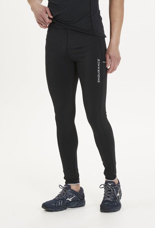 Endurance - Energy M Long Tights - Sportbroek - Zwart