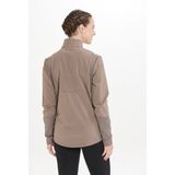 Trainingsjas - Effen - Gladde Stof - Met Hoge Stormkraag