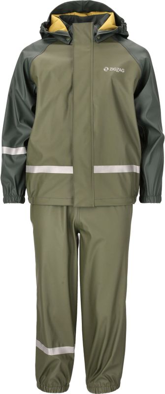 ZigZag Functioneel pak 'GILBO'  basaltgrijs / kaki / zilver / wit