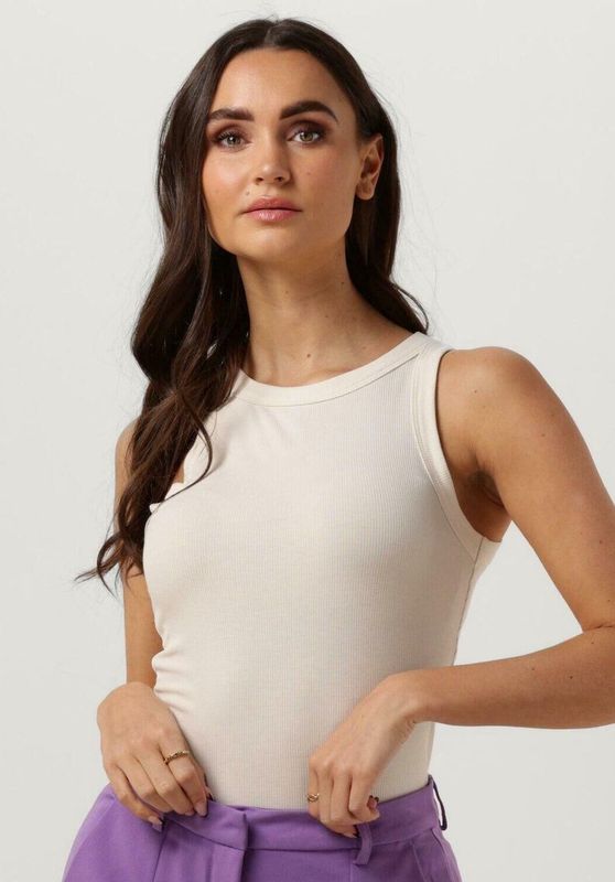 Sofie Schnoor - Snos 215 - Ribbed Top - Wit - Dames