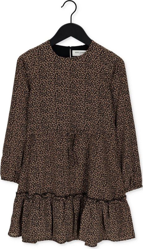 Sofie Schnoor - G223211 - Jurk - Camel - Katoen