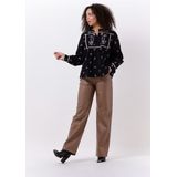 Sofie Schnoor - Wijde Broek - Dames - Bruin - Katoen