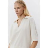 Sofie Schnoor - Top - Crème - 100% Wol - Regular Fit