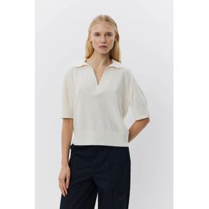 Sofie Schnoor - Top - Crème - 100% Wol - Regular Fit