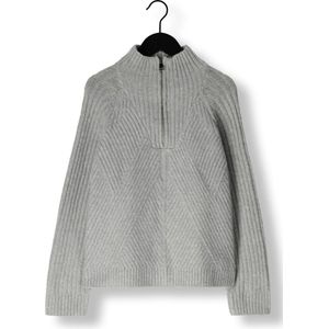 Sofie Schnoor - Blouse - Gebreid - Grijs - Melange