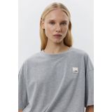 Sofie Schnoor - T-shirt - Grijs - Katoen - Korte Mouwen